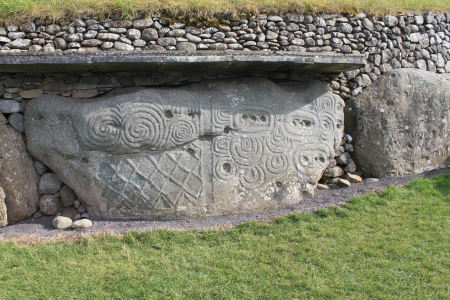 Kerb Stone at Newgrange